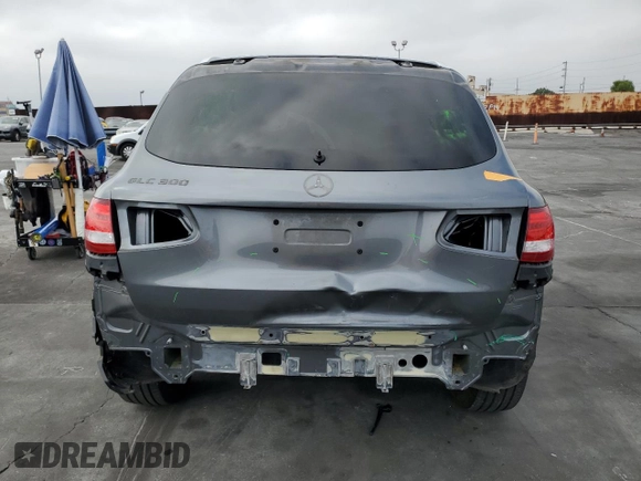 2019 Mercedes-Benz GLC 300 with VIN WDC0G4JB2KV177913, listed as a Copart auction lot 62783485 with Not provided miles and Salvage title. Bid and sale history available at DreamBid. Image 6.