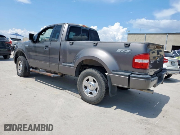 2005 Ford F-150 STX with VIN 1FTRF04W55KC00341, listed as a Copart auction lot 62238345 with 125,624 mi miles and Clean title. Bid and sale history available at DreamBid. Image 2.