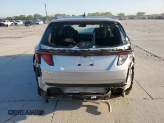 2025 Hyundai Tucson SEL with VIN 5NMJBCDE2SH453013, listed as a Copart auction lot 52710235 with 4,447 mi miles and Salvage Title. Bid and sale history available at carsss.com. Image 6.