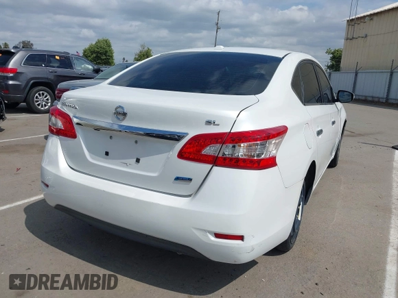 2013 Nissan Sentra SV with VIN 3N1AB7AP5DL645998, listed as a IAAI auction lot 42072709 with 172,077 mi miles. Bid and sale history available at carsss.com. Image 4.