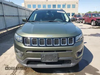 2021 Jeep Compass Altitude with VIN 3C4NJDBBXMT558309, listed as a Copart auction lot 59976145 with 38,736 mi miles and Salvage title. Bid and sale history available at DreamBid. Image 5.