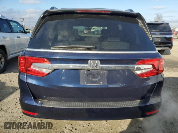 2018 Honda Odyssey LX with VIN 5FNRL6H22JB074305, listed as a Copart auction lot 42390885 with 77,054 mi miles and Salvage Title. Bid and sale history available at carsss.com. Image 6.