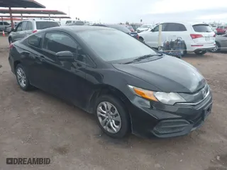 2015 Honda Civic Coupe LX with VIN 2HGFG3B58FH507783, listed as a IAAI auction lot 41725589 with 1 mi miles. Bid and sale history available at carsss.com. Image 1.
