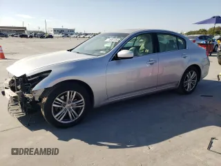 2012 Infiniti G25 Journey with VIN JN1DV6AP6CM812596, listed as a Copart auction lot 75951264 with 75,606 mi miles and Salvage Title. Bid and sale history available at carsss.com. Image 1.