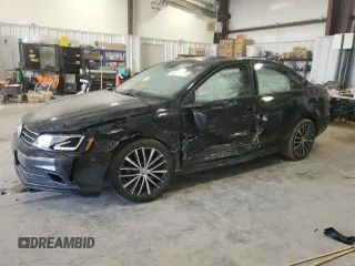 2015 Volkswagen Jetta Sport with VIN 3VWD17AJ5FM348751, listed as a Copart auction lot 42027295 with 91,739 mi miles and Salvage title. Bid and sale history available at DreamBid. Image 1.