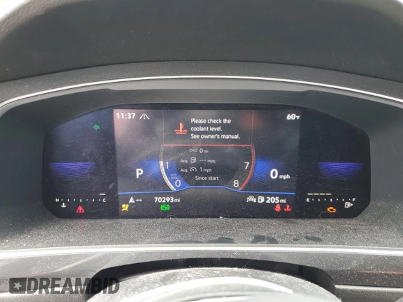 2022 Volkswagen Tiguan SE с VIN 3VV2B7AX3NM141626, выставлен на аукционе Copart как лот 57206285 с пробегом 70 293 миль миль и Списание • Salvage title. История ставок и продаж доступна на DreamBid. Изображение 9.