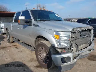 2015 Ford Super Duty F-250 SRW Lariat with VIN 1FT7W2BTXFEC10407, listed as a IAAI auction lot 41247343 with 209,013 mi miles. Bid and sale history available at carsss.com. Image 1.