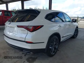 2023 Acura MDX w/A-Spec Package with VIN 5J8YE1H01PL030004, listed as a IAAI auction lot 41724782 with 15,835 mi miles and . Bid and sale history available at DreamBid. Image 4.