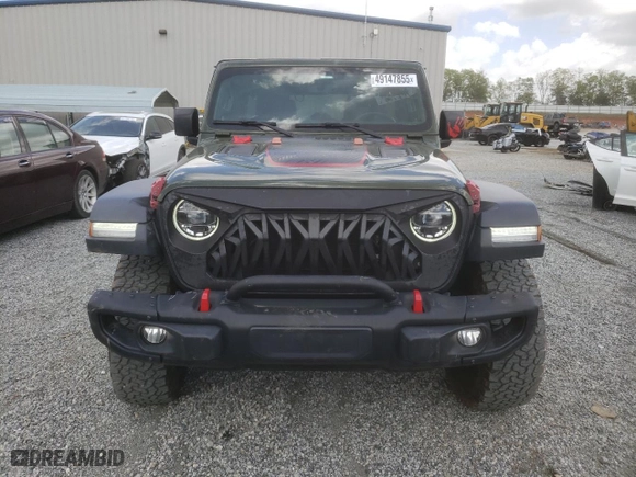 2020 Jeep Wrangler Unlimited Rubicon with VIN 1C4HJXFN9LW315814, listed as a Copart auction lot 49147855 with 28,902 mi miles and Salvage Title. Bid and sale history available at carsss.com. Image 5.