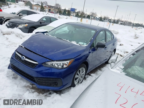 2023 Subaru Impreza with VIN 4S3GKAB69P3602517, listed as a IAAI auction lot 41478940 with 33,315 mi miles and . Bid and sale history available at DreamBid. Image 17.