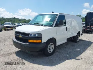 2020 Chevrolet Express Cargo with VIN 1GCWGAFG8L1173280, listed as a IAAI auction lot 42434124 with 157,399 mi miles and . Bid and sale history available at DreamBid. Image 17.