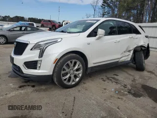 2020 Cadillac XT5 Sport AWD with VIN 1GYKNGRS1LZ153584, listed as a Copart auction lot 42138485 with 73,763 mi miles and Salvage title. Bid and sale history available at DreamBid. Image 1.