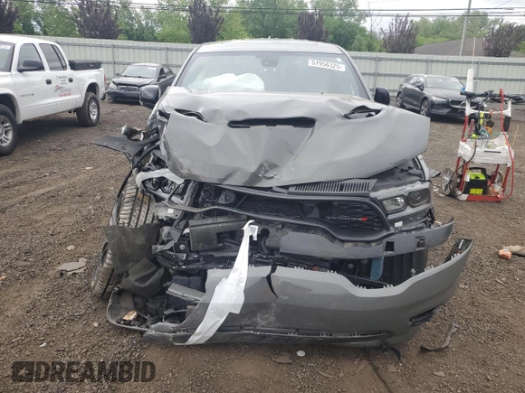 2021 Dodge Durango R/T with VIN 1C4SDJCT0MC759017, listed as a Copart auction lot 57956325 with 55,451 mi miles and Salvage title. Bid and sale history available at DreamBid. Image 5.