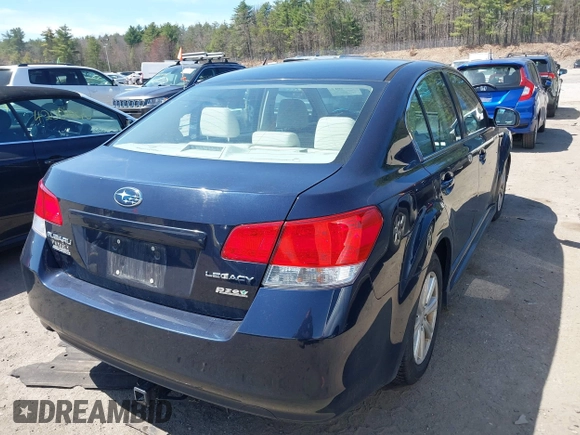 2012 Subaru Legacy 2.5i with VIN 4S3BMBA65C3039004, listed as a IAAI auction lot 42059617 with 100,081 mi miles. Bid and sale history available at carsss.com. Image 4.
