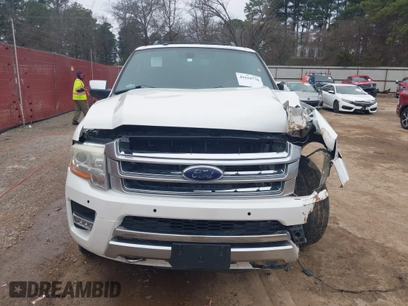 2016 Ford Expedition Platinum with VIN 1FMJU1MT8GEF06932, listed as a IAAI auction lot 41618770 with 188,611 mi miles and . Bid and sale history available at DreamBid. Image 6.
