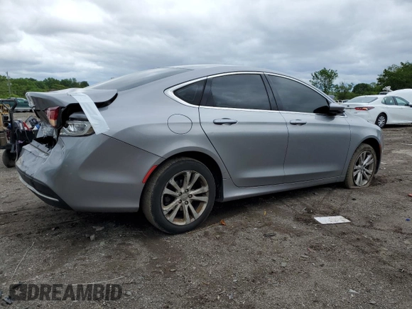 2015 Chrysler 200 Limited with VIN 1C3CCCAB0FN683937, listed as a Copart auction lot 56407055 with 107,889 mi miles and Salvage title. Bid and sale history available at DreamBid. Image 3.