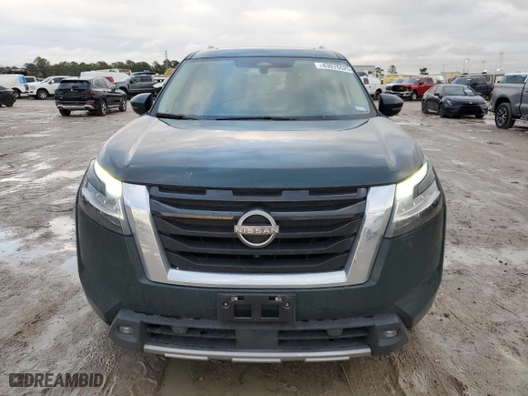 2022 Nissan Pathfinder Platinum with VIN 5N1DR3DG3NC266310, listed as a Copart auction lot 43076525 with 65,931 mi miles and Salvage Title. Bid and sale history available at carsss.com. Image 5.