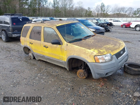 2002 Ford Escape XLT Choice with VIN 1FMYU04172KD51243, listed as a IAAI auction lot 41542965 with Not Provided miles. Bid and sale history available at carsss.com. Image 1.