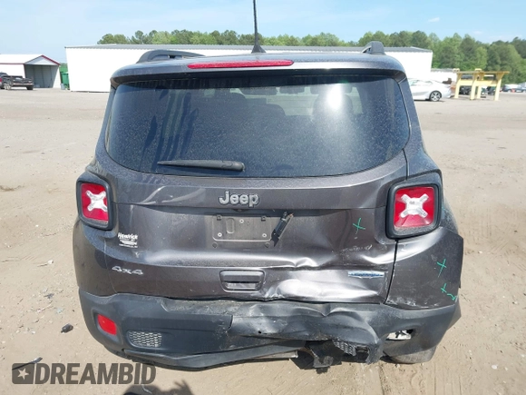 2018 Jeep Renegade Latitude with VIN ZACCJBBB0JPH69808, listed as a IAAI auction lot 42146368 with 191,051 mi miles and . Bid and sale history available at DreamBid. Image 16.