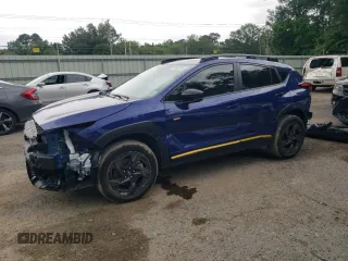 2024 Subaru Crosstrek Special Sports с VIN 4S4GUHF6XR3707465, выставлен на аукционе Copart как лот 54934225 с пробегом 19 625 миль миль и Списание • Salvage title. История ставок и продаж доступна на DreamBid. Изображение 1.