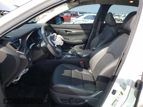 2023 Infiniti QX50 Luxe with VIN 3PCAJ5BA2PF103582, listed as a Copart auction lot 45299565 with 22,901 mi miles and Salvage title. Bid and sale history available at DreamBid. Image 7.