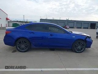 2018 Acura TLX w/A-SPEC Pkg with VIN 19UUB3F60JA003003, listed as a IAAI auction lot 41701363 with 142,073 mi miles. Bid and sale history available at carsss.com. Image 14.