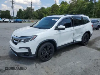2022 Honda Pilot Special Edition with VIN 5FNYF6H28NB097712, listed as a Copart auction lot 57801695 with 27,992 mi miles and Salvage title. Bid and sale history available at DreamBid. Image 1.