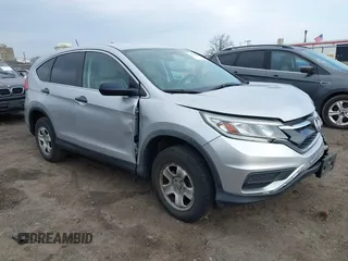 2016 Honda CR-V LX with VIN 5J6RM4H33GL119472, listed as a IAAI auction lot 41706505 with 106,276 mi miles. Bid and sale history available at carsss.com. Image 1.