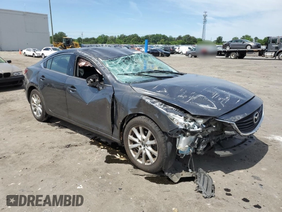 2017 Mazda 6 Sport z VIN JM1GL1U56H1138021, wystawiony jako Copart lot #57586765 z przebiegiem 104 354 mil mil oraz Szkoda całkowita • Salvage title. Historia ofert i sprzedaży dostępna na DreamBid. Obrazek 4.