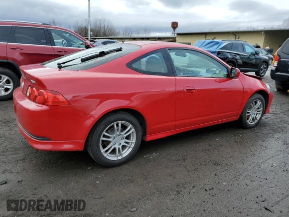 2005 Acura RSX with VIN JH4DC54835S007993, listed as a Copart auction lot 47951165 with 102,262 mi miles and Salvage Title. Bid and sale history available at carsss.com. Image 3.