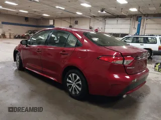 2022 Toyota Corolla Hybrid LE with VIN JTDEAMDE6NJ045669, listed as a IAAI auction lot 41740673 with 37,188 mi miles. Bid and sale history available at carsss.com. Image 3.