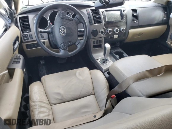 2013 Toyota Sequoia Limited with VIN 5TDKY5G13DS043490, listed as a Copart auction lot 52109835 with 0 mi miles and Non Repairable. Bid and sale history available at carsss.com. Image 8.