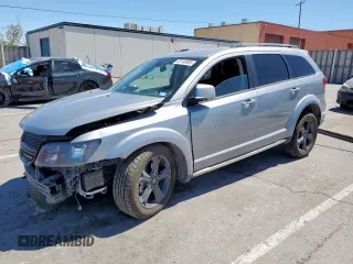 2018 Dodge Journey Crossroad with VIN 3C4PDDGG5JT387131, listed as a Copart auction lot 59146905 with 120,398 mi miles and Salvage title. Bid and sale history available at DreamBid. Image 1.