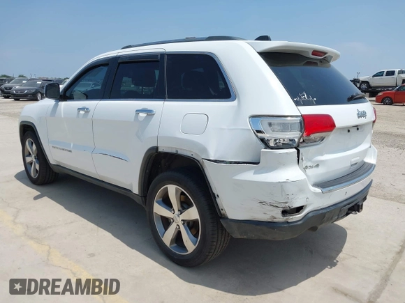 2014 Jeep Grand Cherokee Limited with VIN 1C4RJFBT4EC259448, listed as a IAAI auction lot 42285739 with 129,120 mi miles and . Bid and sale history available at DreamBid. Image 3.