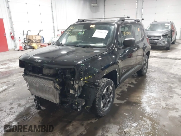 2018 Jeep Renegade Upland z VIN ZACCJBAB7JPH44891, wystawiony jako IAAI lot #41598472 z przebiegiem 150 165 mil mil oraz . Historia ofert i sprzedaży dostępna na DreamBid. Obrazek 6.