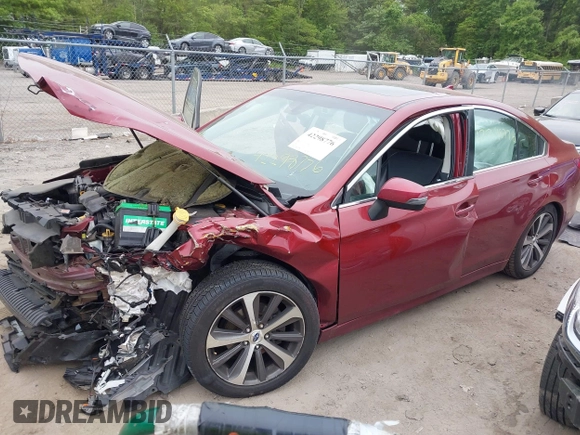 2017 Subaru Legacy Limited with VIN 4S3BNAN60H3062165, listed as a IAAI auction lot 42298776 with 92,979 mi miles and . Bid and sale history available at DreamBid. Image 2.