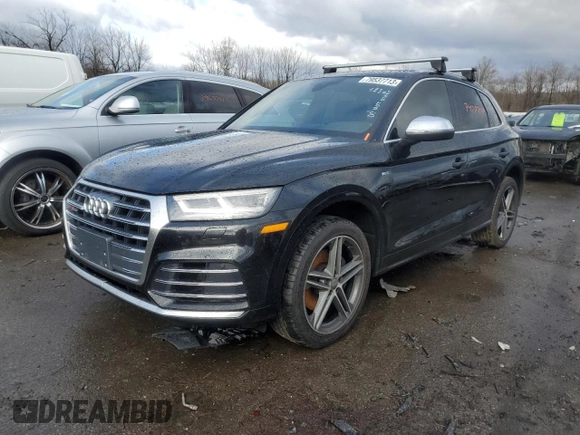 2018 Audi SQ5 Premium Plus with VIN WA1A4AFYXJ2129195, listed as a Copart auction lot 79537713 with 110,784 mi miles and . Bid and sale history available at DreamBid. Image 1.