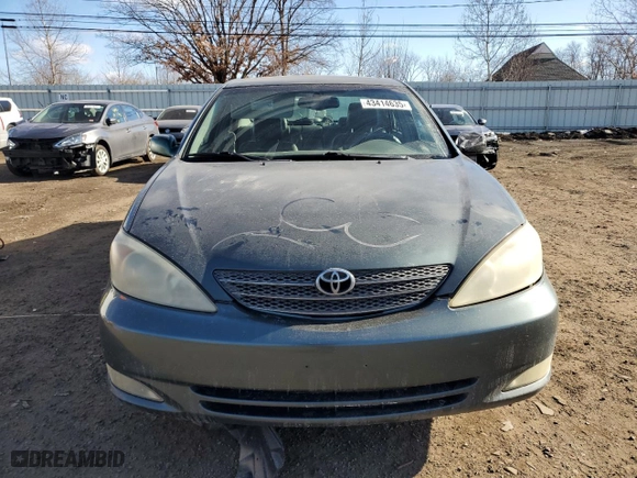 2004 Toyota Camry LE with VIN 4T1BF30K04U062597, listed as a Copart auction lot 43414635 with 222,028 mi miles and Salvage Title. Bid and sale history available at carsss.com. Image 5.