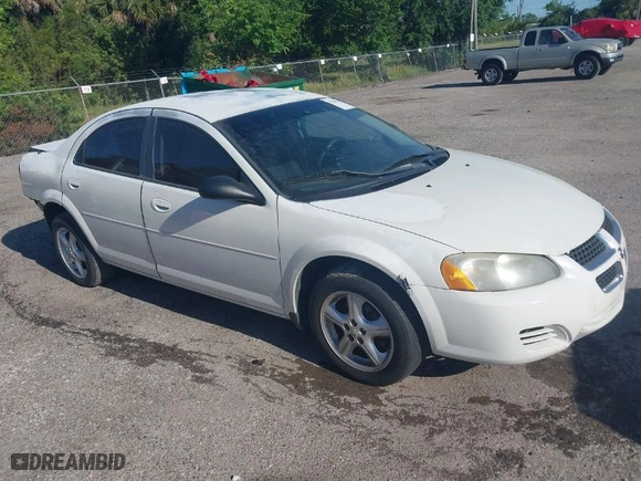 2005 Dodge Stratus Sdn SXT with VIN 1B3EL46X95N568803, listed as a IAAI auction lot 41467555 with 122,610 mi miles. Bid and sale history available at carsss.com. Image 1.