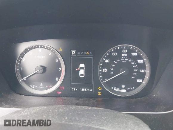 2016 Hyundai Sonata Sport with VIN 5NPE34AF7GH349130, listed as a IAAI auction lot 42158546 with 125,374 mi miles and . Bid and sale history available at carsss.com. Image 7.