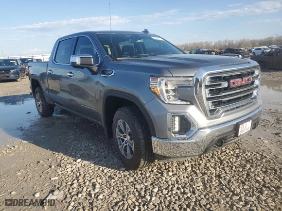 2020 GMC Sierra 1500 SLT with VIN 3GTU9DED4LG275140, listed as a Copart auction lot 50830115 with 71,836 mi miles and Salvage Title. Bid and sale history available at carsss.com. Image 4.