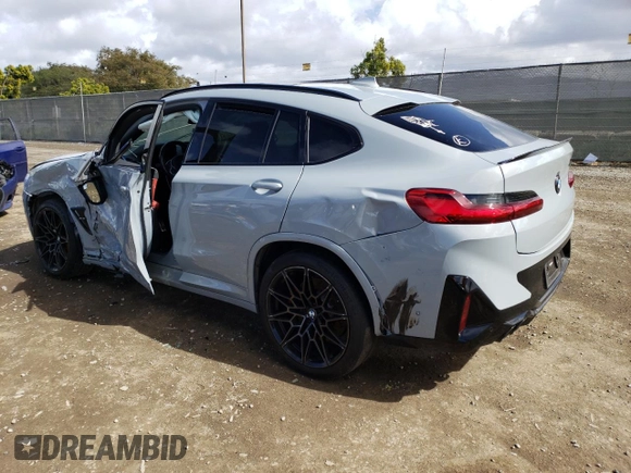2022 BMW X4 M z VIN 5YM23EC08N9J85904, wystawiony jako Copart lot #41979823 z przebiegiem Nie podano mil oraz . Historia ofert i sprzedaży dostępna na DreamBid. Obrazek 2.