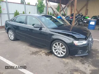 2013 Audi A4 Premium Plus with VIN WAUFFAFLXDN034646, listed as a IAAI auction lot 42227802 with 62,943 mi miles and . Bid and sale history available at DreamBid. Image 1.