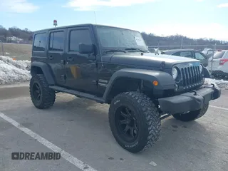 2017 Jeep Wrangler Unlimited Sport with VIN 1C4BJWDG1HL733474, listed as a IAAI auction lot 41395245 with 275,871 mi miles. Bid and sale history available at carsss.com. Image 1.
