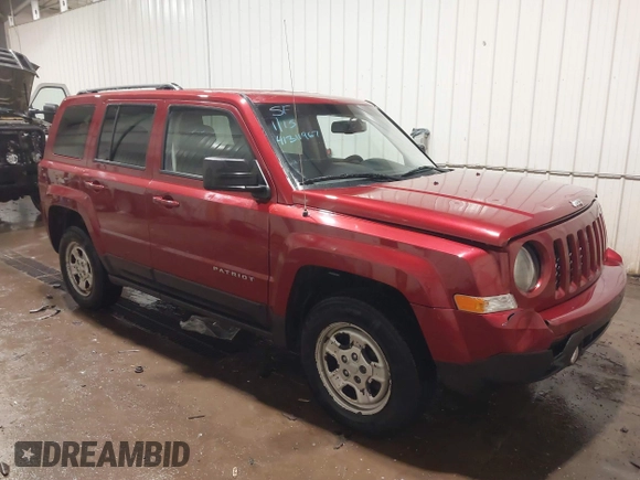 2016 Jeep Patriot Sport with VIN 1C4NJRBB0GD782440, listed as a IAAI auction lot 41311967 with 160,131 mi miles and . Bid and sale history available at carsss.com. Image 1.