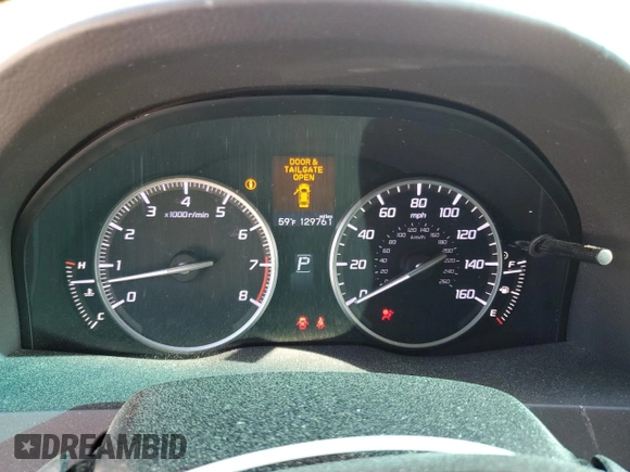 2014 Acura RDX with VIN 5J8TB4H38EL018508, listed as a Copart auction lot 50024175 with 129,761 mi miles and Salvage Title. Bid and sale history available at DreamBid. Image 9.