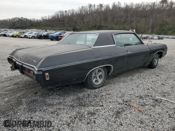 1969 Chevrolet Caprice z VIN 166479U185483, wystawiony jako Copart lot #78575324 z przebiegiem 59 666 mil mil oraz Szkoda całkowita • Salvage title. Historia ofert i sprzedaży dostępna na DreamBid. Obrazek 3.