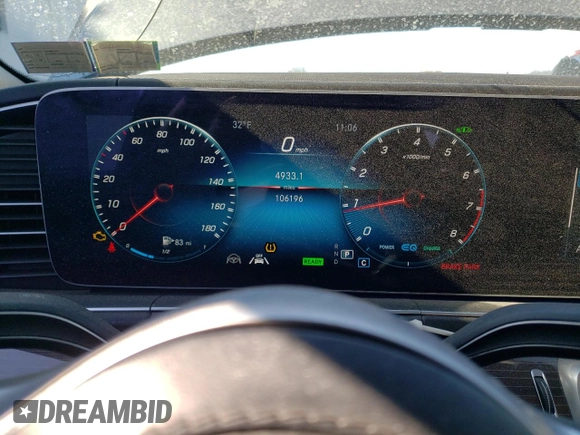2021 Mercedes-Benz GLE 53 AMG z VIN 4JGFB6BB0MA506784, wystawiony jako Copart lot #47267345 z przebiegiem 106 191 mil mil oraz Szkoda całkowita • Salvage title. Historia ofert i sprzedaży dostępna na DreamBid. Obrazek 9.