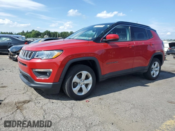 2019 Jeep Compass Altitude z VIN 3C4NJDBB0KT846787, wystawiony jako Copart lot #64287575 z przebiegiem 29 908 mil mil oraz Szkoda całkowita • Salvage title. Historia ofert i sprzedaży dostępna na DreamBid. Obrazek 1.
