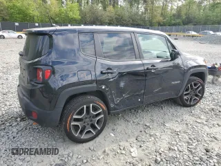 2020 Jeep Renegade Jeepster with VIN ZACNJBAB0LPL97557, listed as a Copart auction lot 52423944 with 86,763 mi miles and Salvage Title. Bid and sale history available at carsss.com. Image 3.